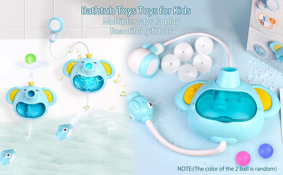 Bath Toys,Singing Bath Bubble Maker for Baby Toddler,Automatic Bubbles Maker for