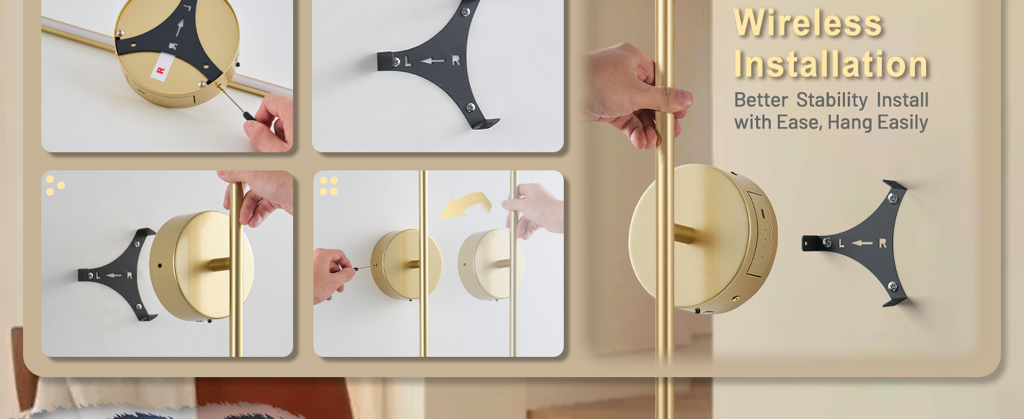 Removable Battery Operated Wall Sconces