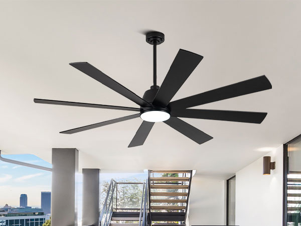 【新品未開封】CONNECTED OVER THE DIMENSION Amazon.com: 72 Inch Large Ceiling Fan with Light,12 Blades