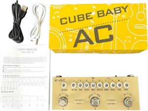 Pedal de efeitos para guitarra acústica