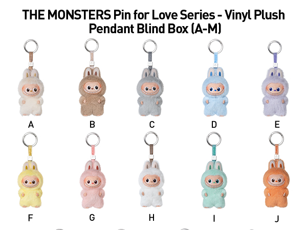 Amazon.com: POP MART The Monster PIN for Love Series - Vinyl