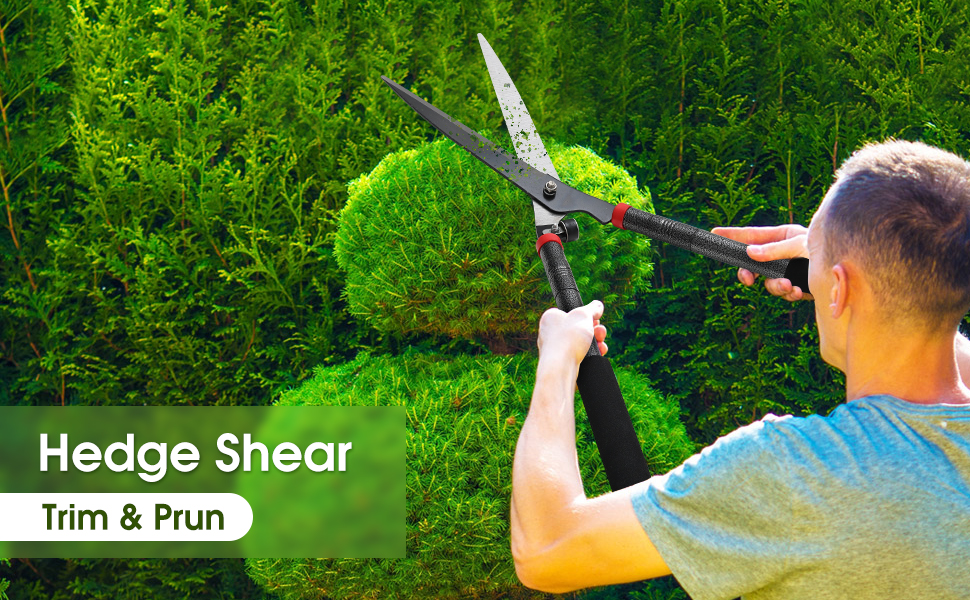 hedge garden shears clippers gardening bush trimmer manual trimming handheld borders