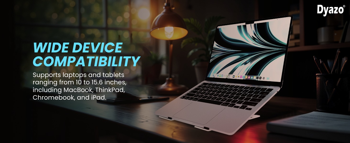 6 Angles Laptop Stand - Silver