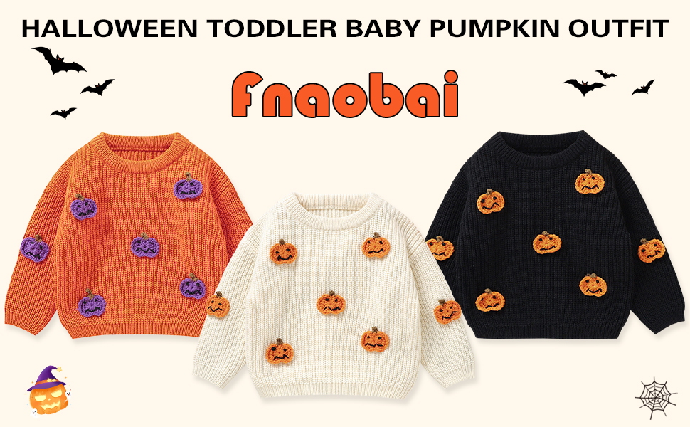Toddler Baby Boy Girl Halloween Sweater