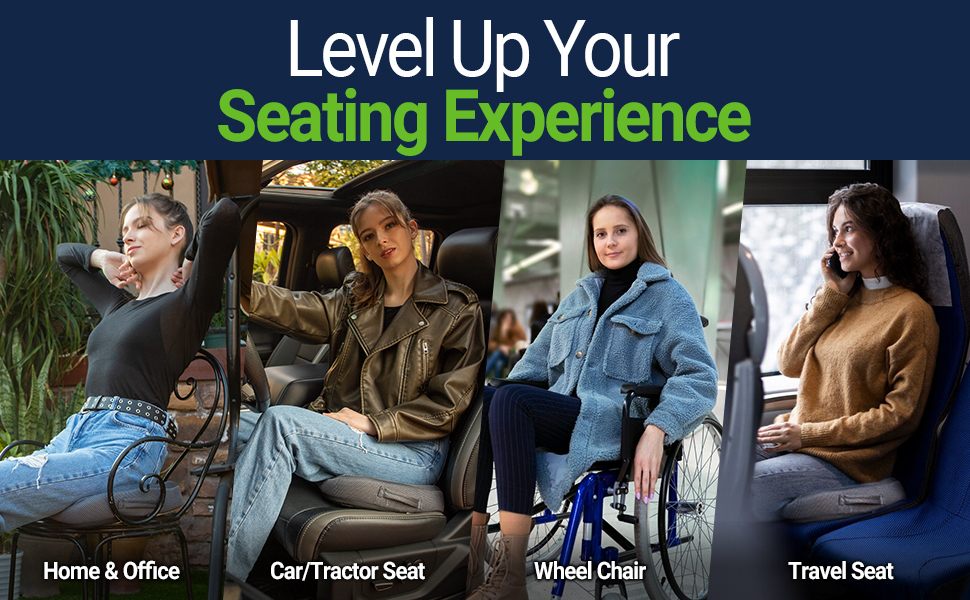 Season Guard Gel Seat Cushion Office Chair Cushion Non