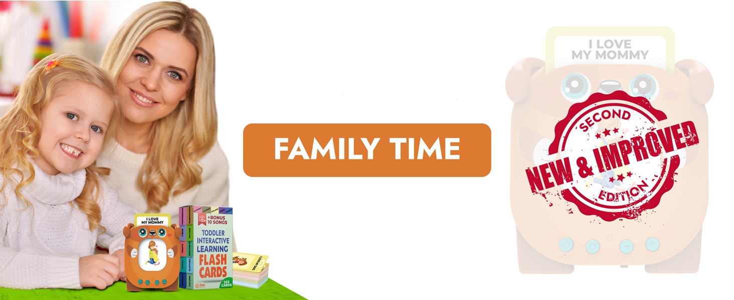 flash cards new family time big