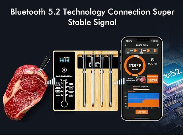 wireless meat thermometer