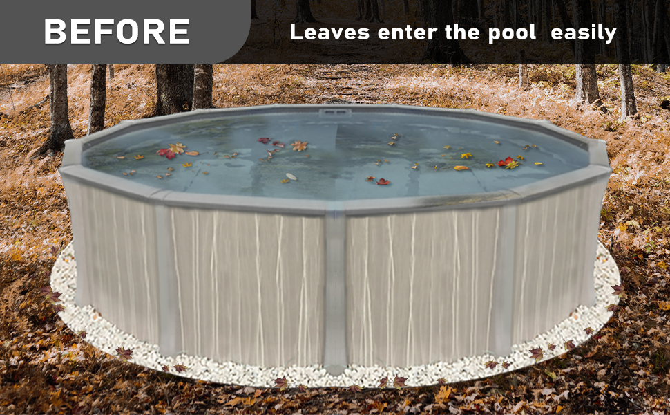 Round Pool Leaf Net Cover Durable Material, Tight Mesh