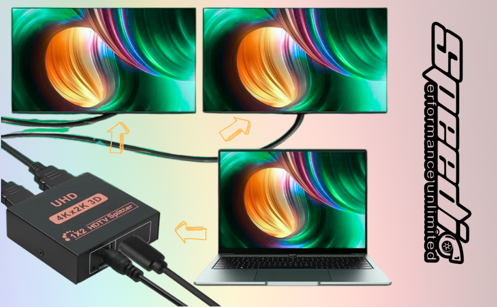 compact hdmi splitter for travel