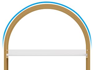Elegant Arched Design：