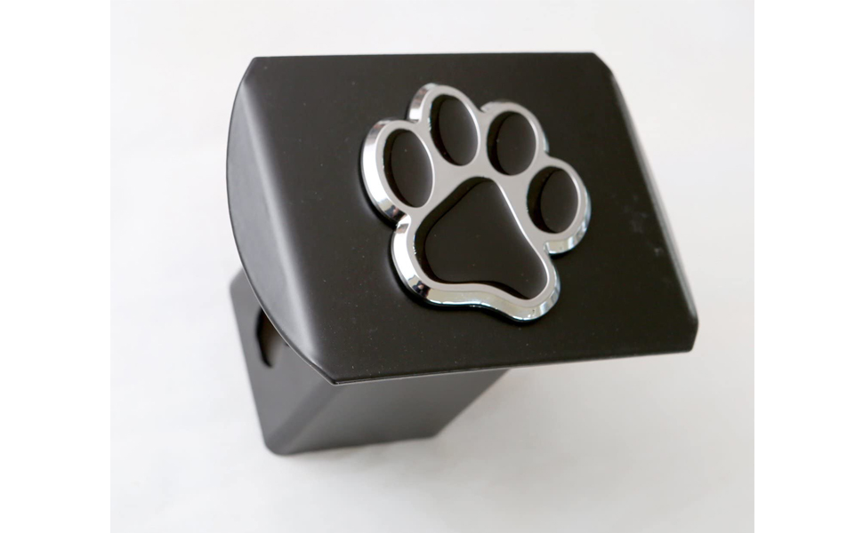 LFPartS Bear Dog Animal Paw Foot 3D Emblem Metal Trailer