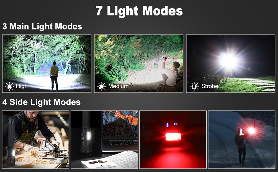 rechargeable flashlights