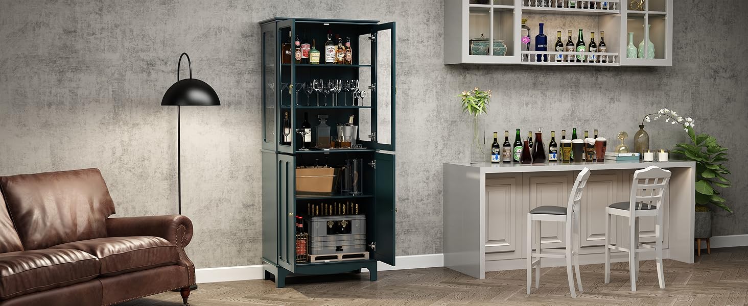 glass display cabinet