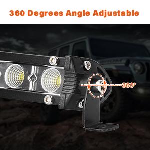 360° angle adjustable