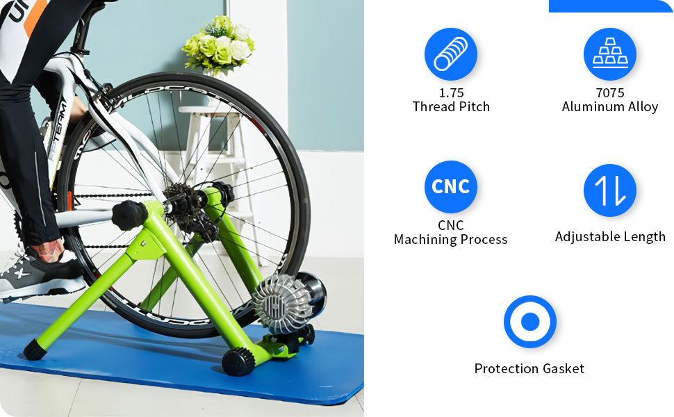 sportneer bike trainer thru axle