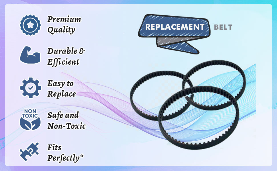 Belt Replacement Fit for Bissell ProHeat 1846, 1799, 25A3