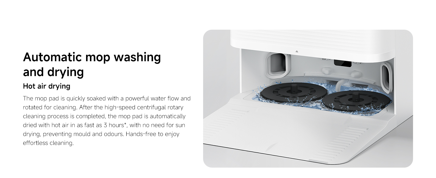 Automatic mop washing