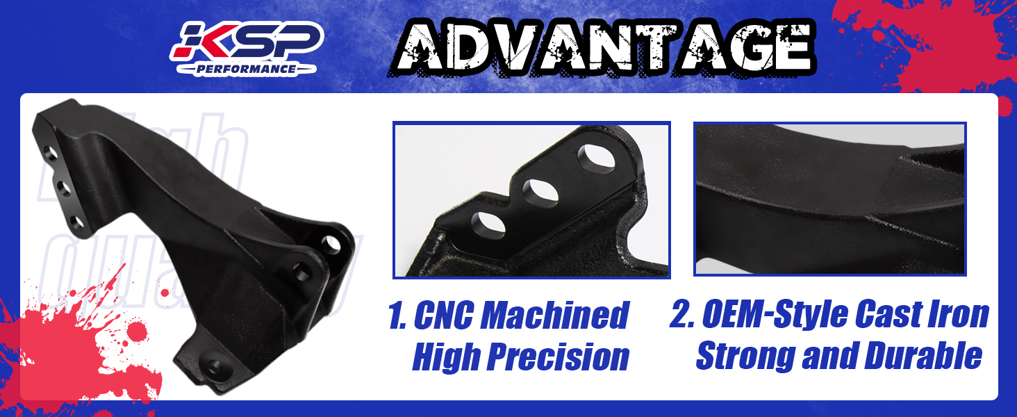 KSP Track Bar Relocation Bracket for F250 F350 F450 Super