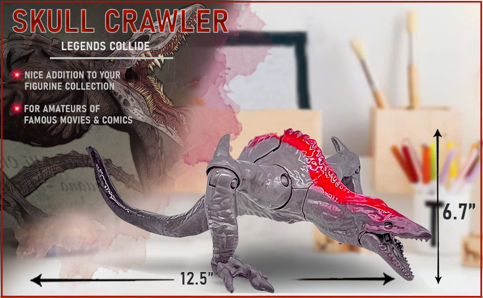 BANDOMZ 12.5 inches Skull Crawler Toy Skullcrawler Action