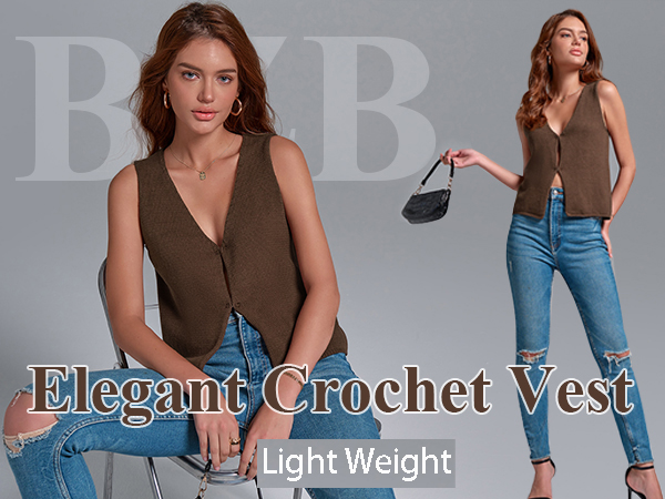 PAMM ニットベスト 2 way see-through knit vest 2 way see-through knit vest – pamm.officialstore