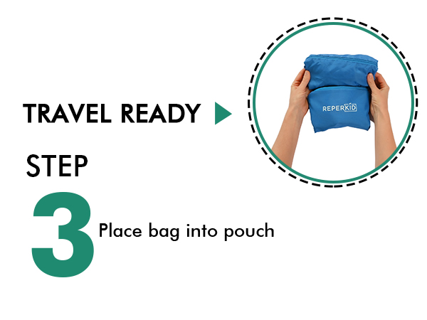 Booster gate check bag