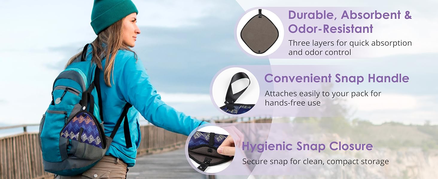 hiking gear female urination device hiking accessories for women reusable toilet paper