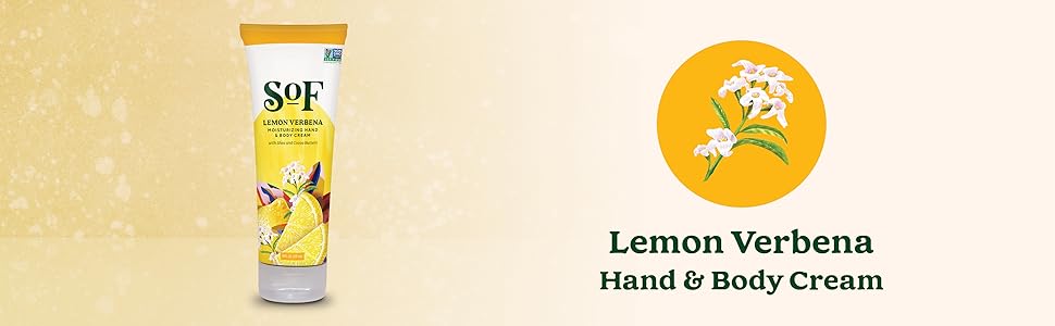 Lemon Verbena Moisturizing Hand and Body Cream