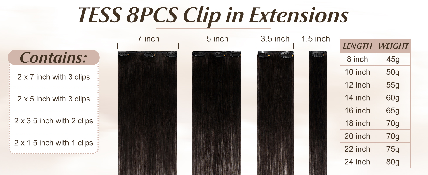 clip in extensions