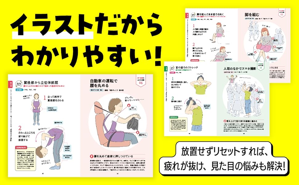 姿勢のゆがみ図鑑: 日常動作のヤバいクセがイラストでわかる
