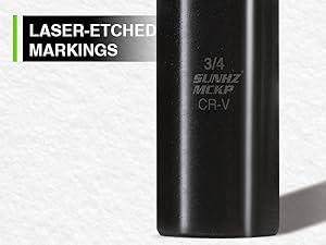 laser-etched markings