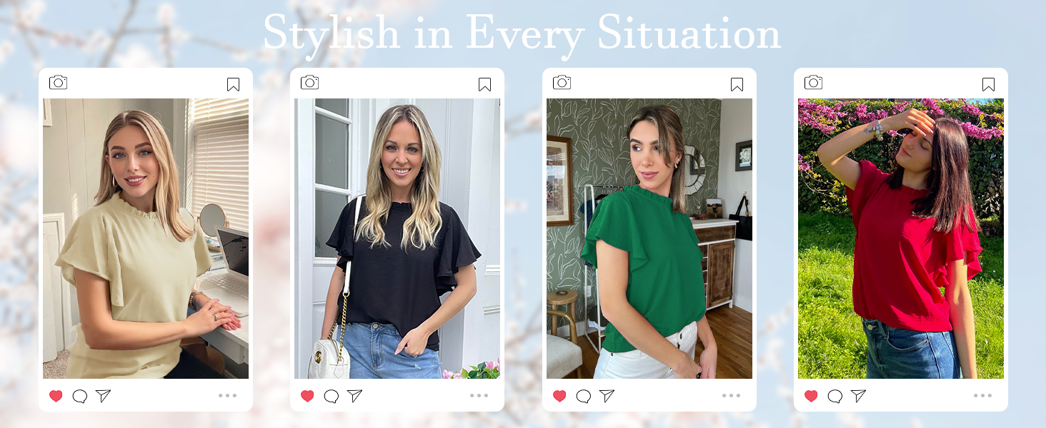 summer blouses for women