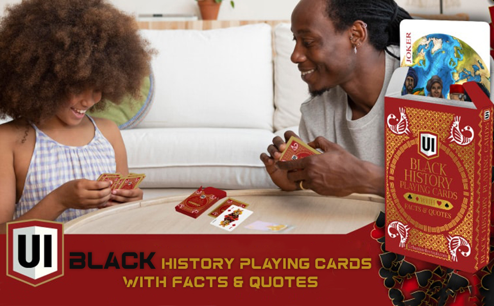 Urban Intellectuals Black History Playing Cards African