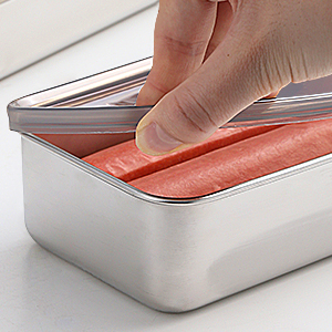 Bacon storage container for fridge