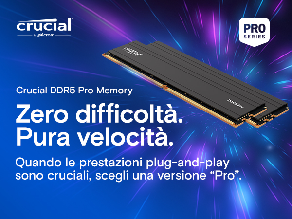 crucial DDR5 Pro 64GB (2x32GB) メモリー Crucial Pro DDR5-6400 CL40 64GB Kit (32GBx2) UDIMM: OC Gaming