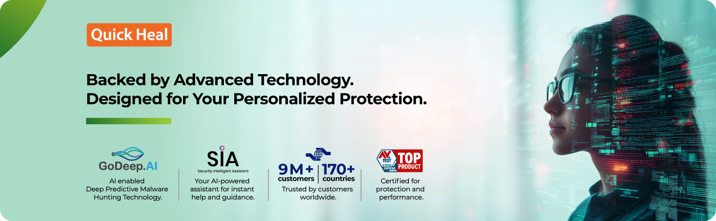 Quick Heal Total Security Renewal Gold Pack | 1 User, 3 Year | Existing 1 User Quick Heal Subscription Required | Email Delivery in 1hr | + 6 month AntiFraud.AI for IOS/Android