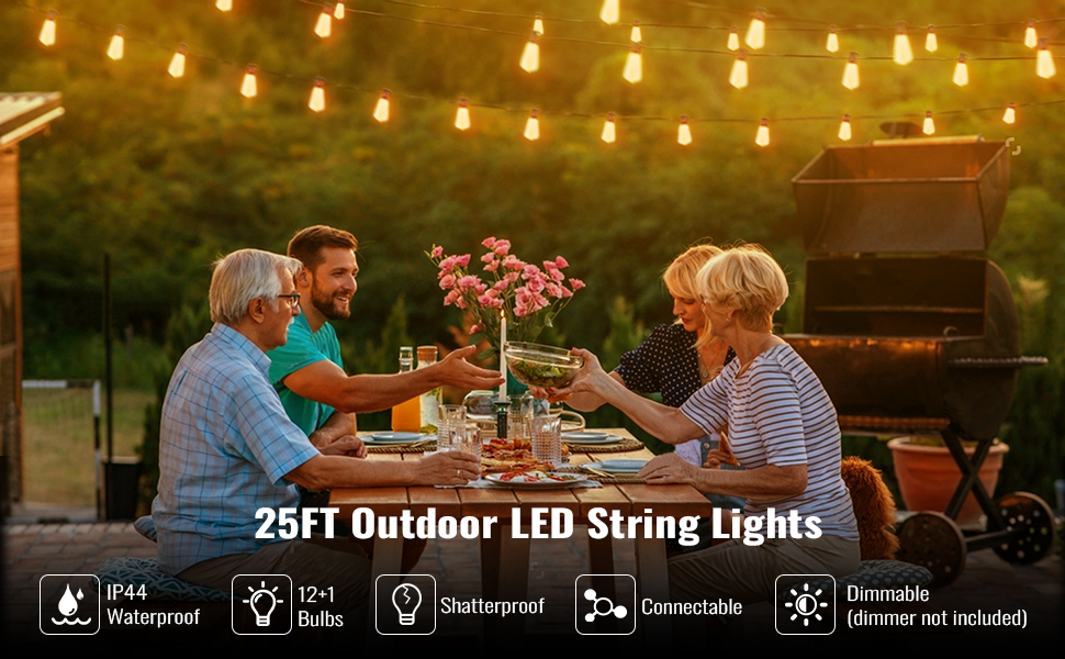 outdoor string lights
