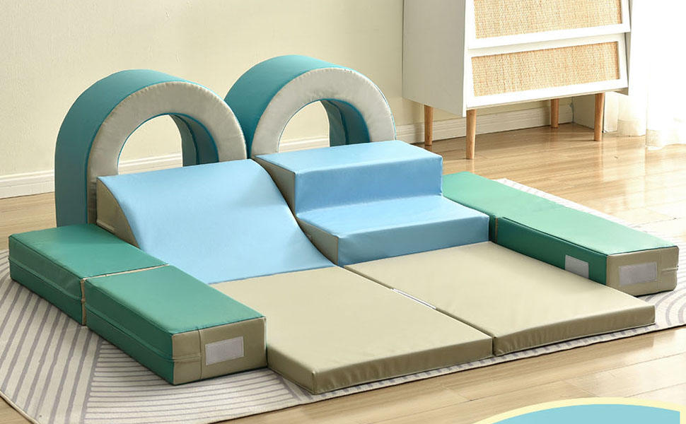 ちゃんも　ソフトブロック10点セット Amazon.co.jp: Chic ZONE ふやせるアスレチックソフトブロック