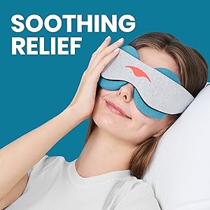 soothing relief ice pack icy beads cooling cool cold therapy spa relaxation care sleep mask eyemask