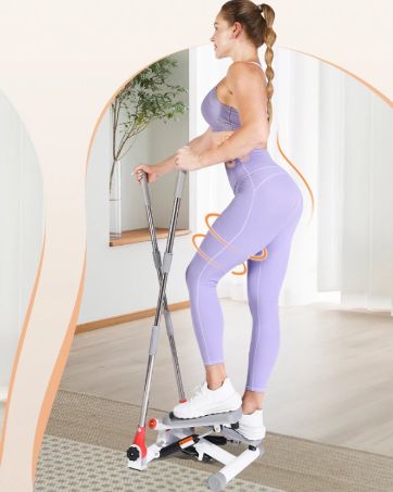 Twist stepper with handlebar