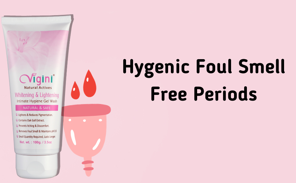 Vigini 100 Natural Actives Feminine Hygiene Intimate Lightening Whitening Hygiene Gel Washable