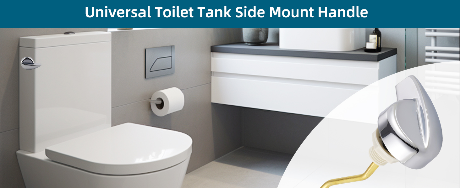 Hygie Rinse Universal Toilet Handle Replacement Kit Side Mount Toilet