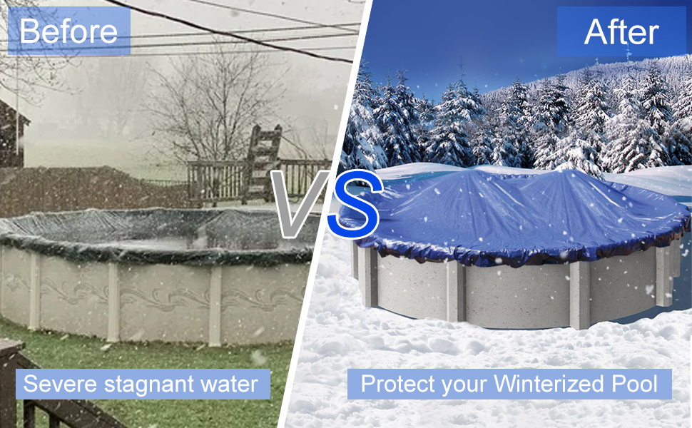 LanAqua 4 x 4 Ft Pool Pillows for Above Ground Pools,0.4mmThick Winter Pool Pillow