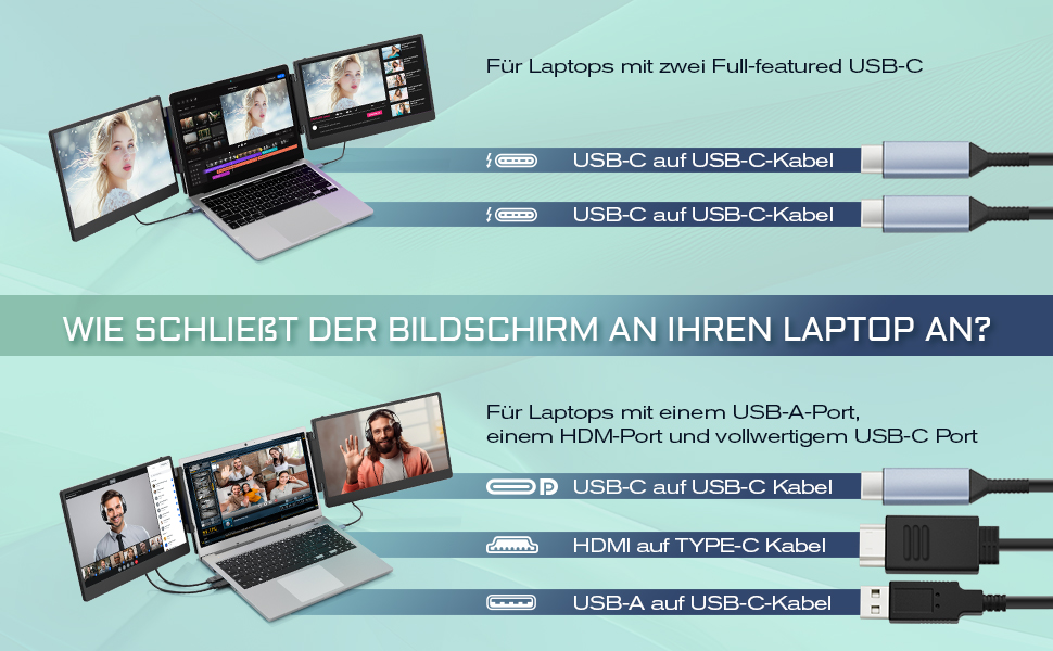 Ekran dizüstü bilgisayarınıza nasıl bağlanır?