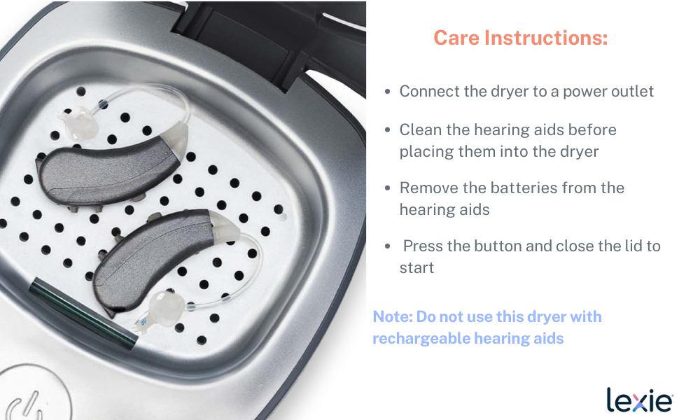 Lexie Hearing Electronic Hearing Aid Dryer Hearing Aid