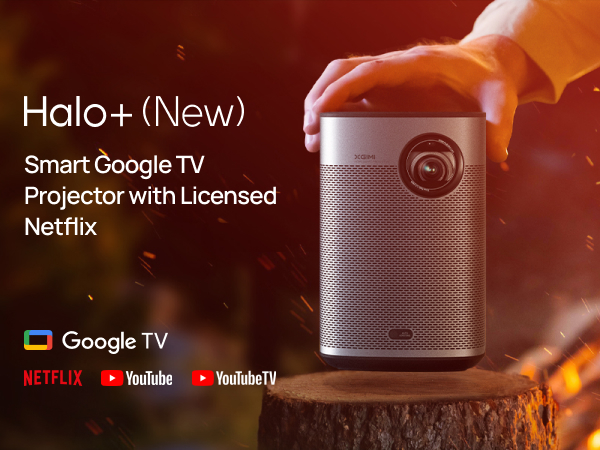 プロジェクター XGIMI HALO Portable Projector Portable projector with Google TV and Harman Kardon speakers.