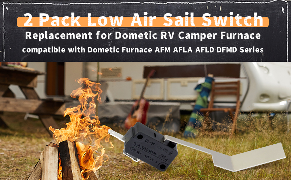 31094 RV Furnace Sail Switch Replacement for Dometic