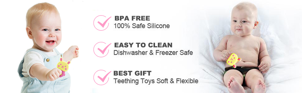 BPA Free, Easy to clean, Perfect for baby. 100% safe silicon, Dishwasher and freezer safe, flexible