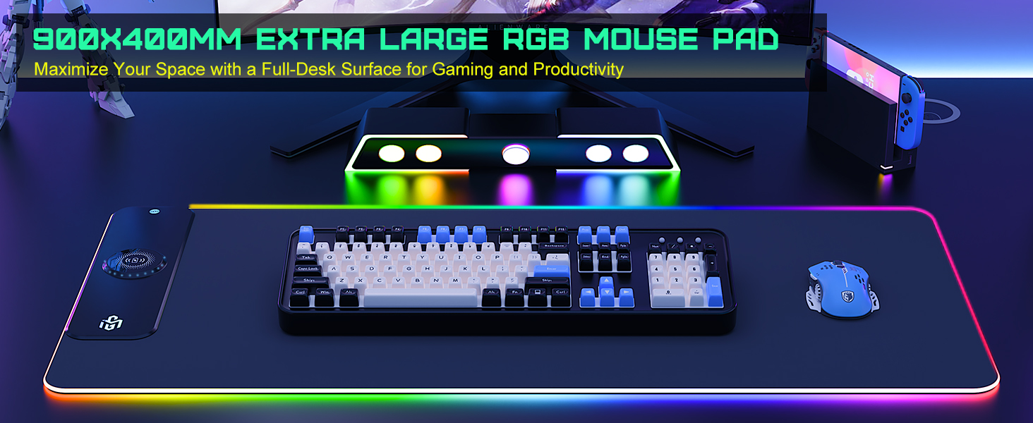mouse pad light up