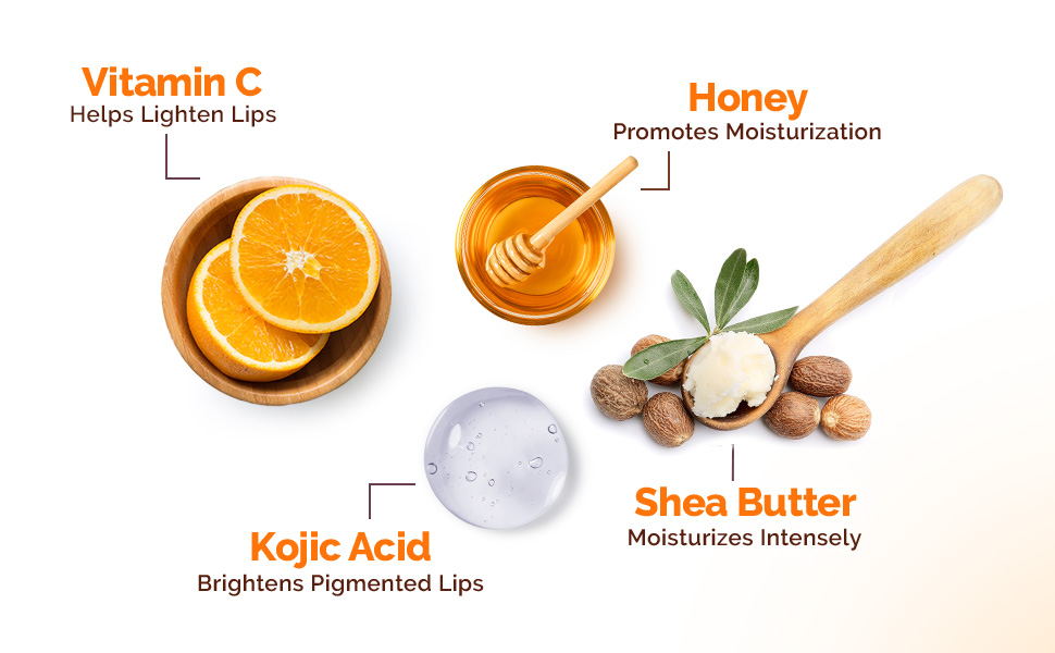 Mamaearth Vitamin C Moisture Therapy Lip Balm SPF 50 for Dry & Chapped Lips 15 g