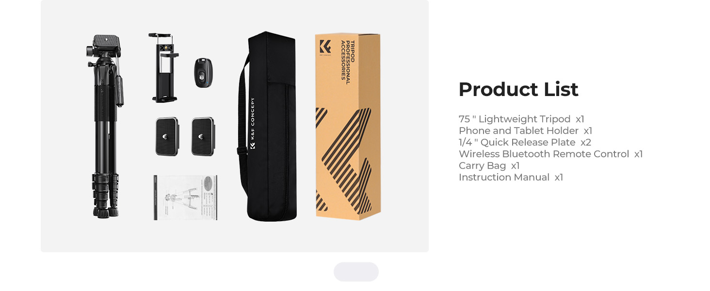 K&amp;F Concept Compact Camera Tripod